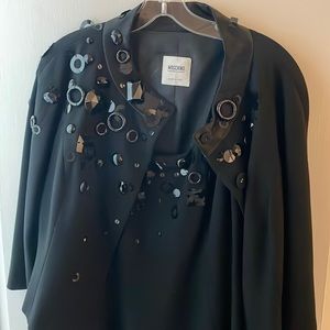 Moschino - black jeweled dress- size 10